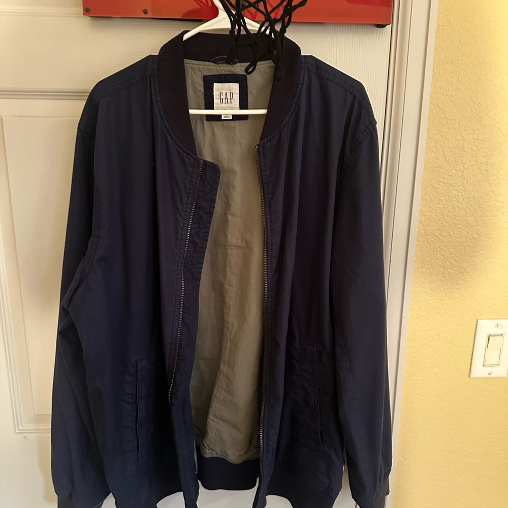 GAP Men's Navy Bomber Jacket size XL